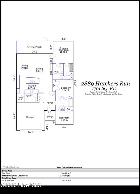 2889 Hatchers Run, Leland, NC 28451