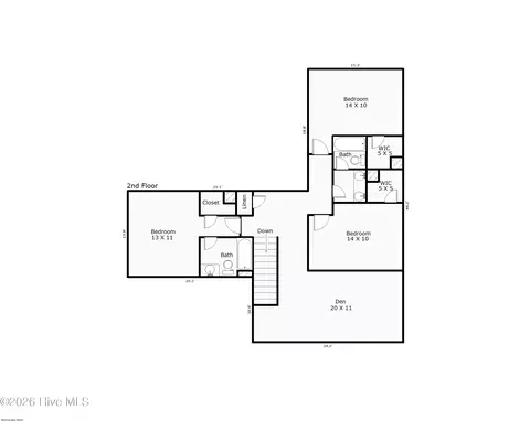 Floorplan - 166 N Passerine Path, Hampstead, NC 28443 photo 2 of 4