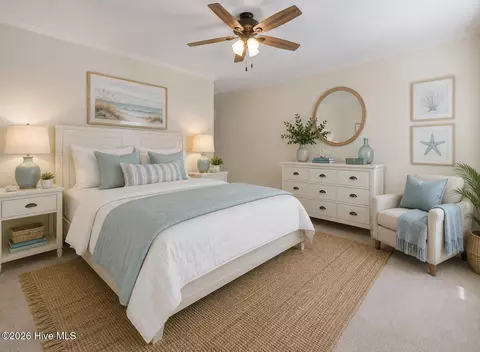 Bedroom - 709 Sawgrass Rd, Hampstead, NC 28443 photo 5 of 6