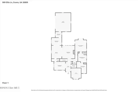 Floorplan - 909 Ellis Ln, Evans, GA 30809 photo 2 of 3