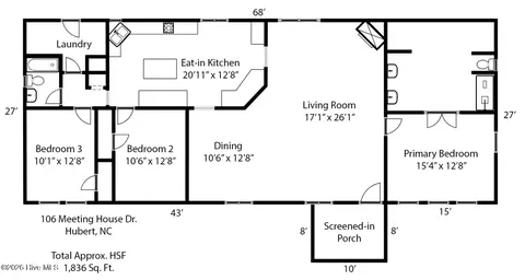 106 Meeting House Dr, Hubert, NC 28539