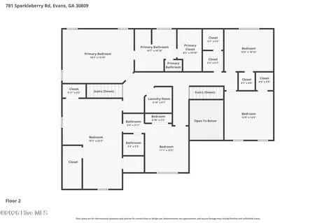 Floorplan - 781 Sparkleberry Rd, Evans, GA 30809 photo 4 of 4