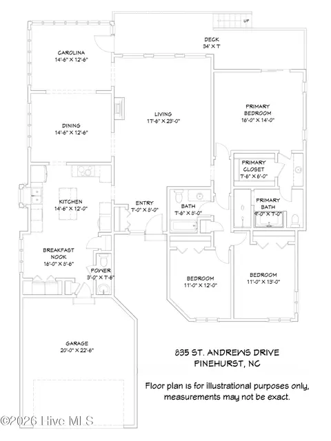 835 Saint Andrews Dr, Pinehurst, NC 28374
