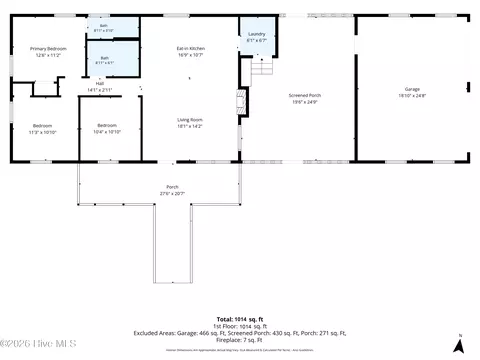 Floorplan - 3984 Beattys Bridge Rd, Atkinson, NC 28421 photo 1 of 2