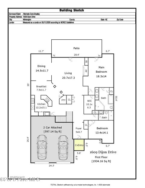 1609 Dijon Dr, Wilmington, NC 28405