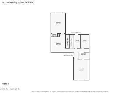 Floorplan - 542 Laniers Way, Evans, GA 30809 photo 2 of 3