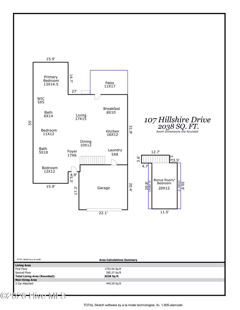 107 Hillshire Dr, Winnabow, NC 28479