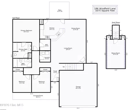 186 Windfield Ln, Holly Ridge, NC 28445