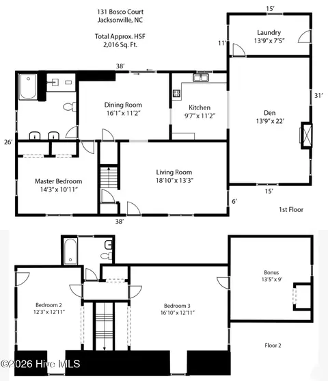 131 Bosco Ct, Jacksonville, NC 28540