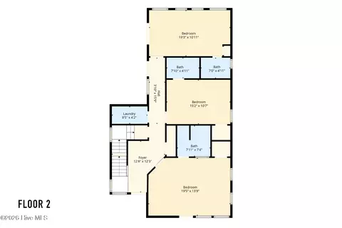 Floorplan - 24204 Caribbean Ct, Rodanthe, NC 27968 photo 2 of 4