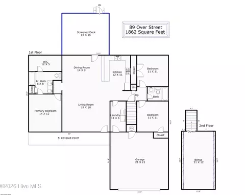 89 Over St, Burgaw, NC 28425
