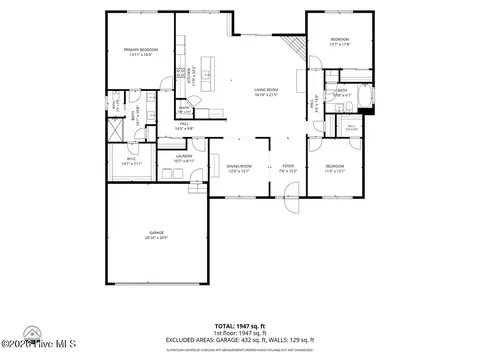Floorplan - 34 N Shamrock Dr, Jackson Springs, NC 27281 photo 1 of 1