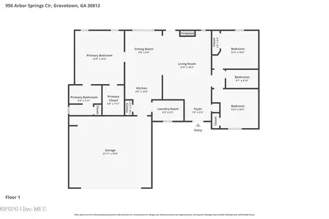 956 Arbor Springs Cir, Grovetown, GA 30813