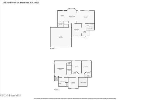 283 Ashbrook Dr, Martinez, GA 30907