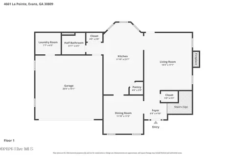 4661 La Pointe, Evans, GA 30809