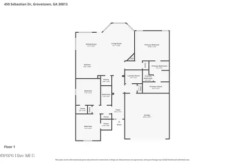 450 Sebastian Dr, Grovetown, GA 30813