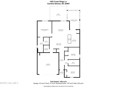 1493 Creek Ridge Ln, Calabash, NC 28467