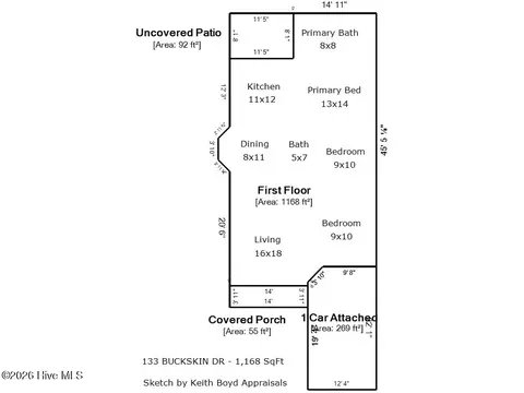 133 Buckskin Dr, New Bern, NC 28562