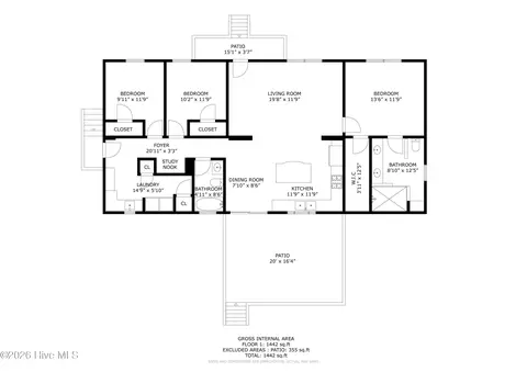 Floorplan - 1879 Stanley Rd SW, Supply, NC 28462 photo 2 of 2