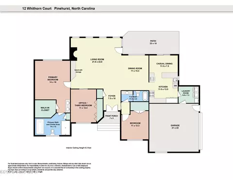Floorplan - 12 Whithorn Ct, Pinehurst, NC 28374 photo 1 of 1