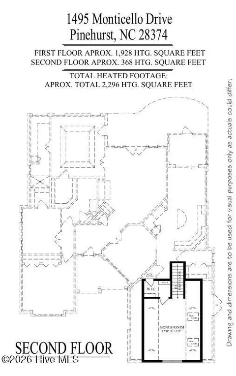 Floorplan - 1495 Monticello Dr, Pinehurst, NC 28374 photo 2 of 2