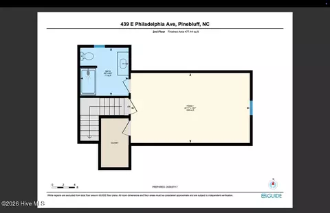 Floorplan - 439 E Philadelphia Ave, Pinebluff, NC 28373 photo 3 of 6