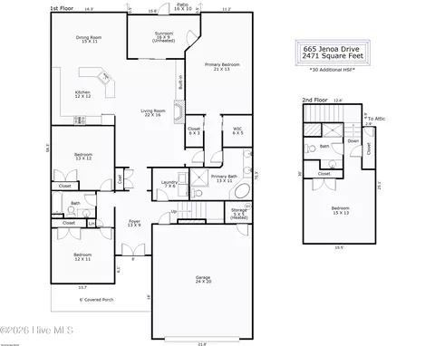 665 Jenoa Dr, Castle Hayne, NC 28429