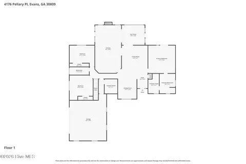 Floorplan - 4176 Pellary Pl, Evans, GA 30809 photo 1 of 1