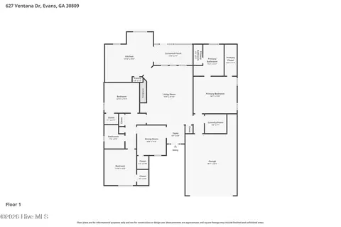 627 Ventana Dr, Evans, GA 30809