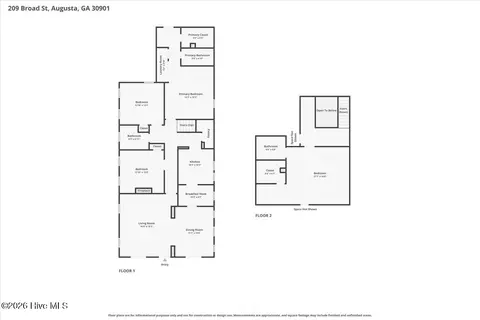Floorplan - 209 Broad St, Augusta, GA 30901 photo 1 of 1