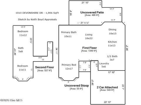 1010 Devonshire Dr, Trent Woods, NC 28562
