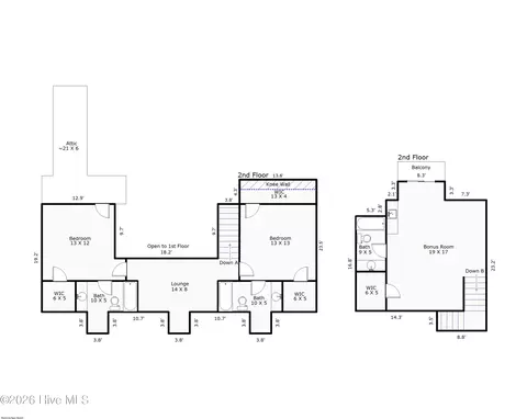 Floorplan - 104 Mill Dam Rd, Hampstead, NC 28443 photo 2 of 2
