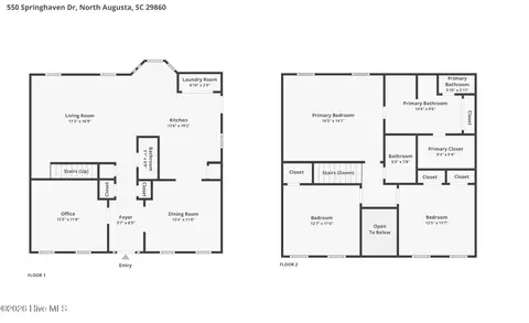 550 Springhaven Dr, North Augusta, SC 29860