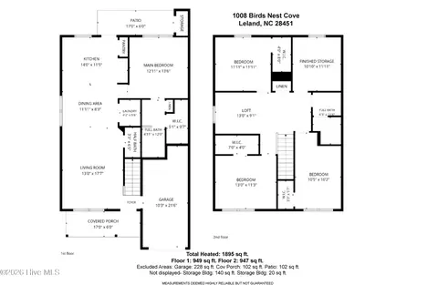 1008 Birds Nest Cv, Leland, NC 28451