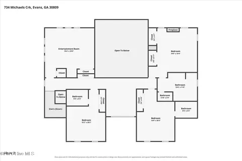 Floorplan - 734 Michaels Crk, Evans, GA 30809 photo 6 of 7