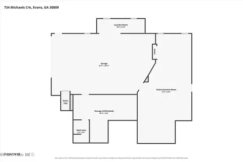 Floorplan - 734 Michaels Crk, Evans, GA 30809 photo 4 of 7