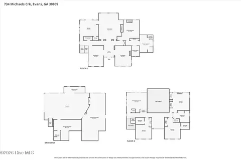 Floorplan - 734 Michaels Crk, Evans, GA 30809 photo 1 of 7