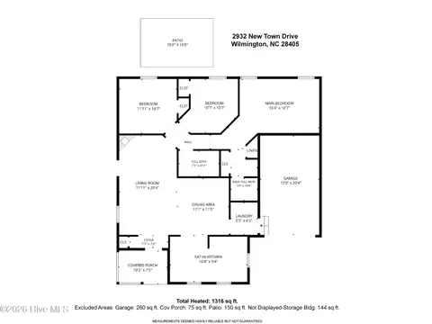 2932 New Town Dr, Wilmington, NC 28405