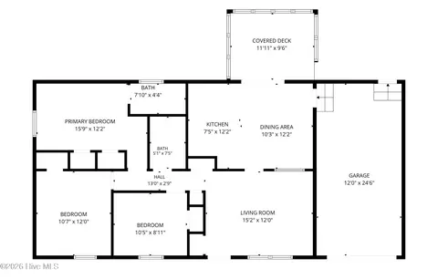 Floorplan - 145 Ash Ct, Hubert, NC 28539 photo 1 of 2