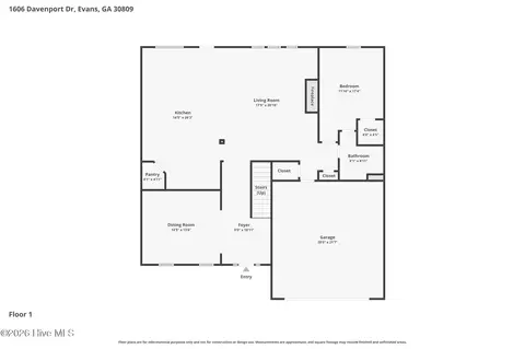 1606 Davenport Dr, Evans, GA 30809