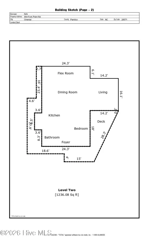 Floorplan - 954 Fork Point Rd, Oriental, NC 28571 photo 1 of 1