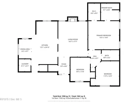 Floorplan - 2015 Clarkston Dr, Augusta, GA 30909 photo 2 of 2