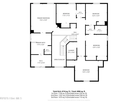 Floorplan - 4838 Tanner Oaks Dr, Evans, GA 30809 photo 2 of 3