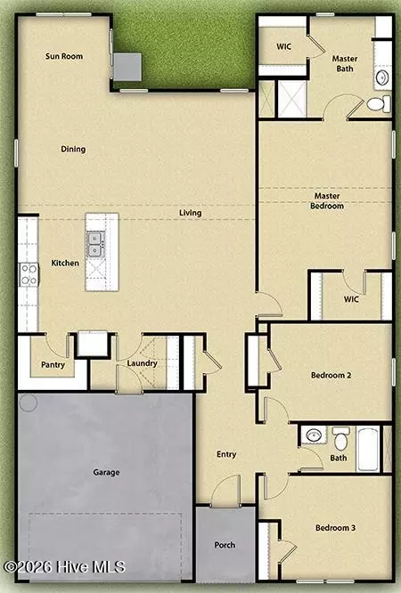 Floorplan - 680 Aurora Pl, Hampstead, NC 28443 photo 1 of 2