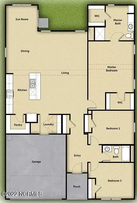 Floorplan - 680 Aurora Pl, Hampstead, NC 28443 photo 2 of 2