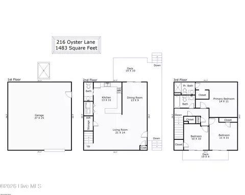 216 Oyster Ln, North Topsail Beach, NC 28460