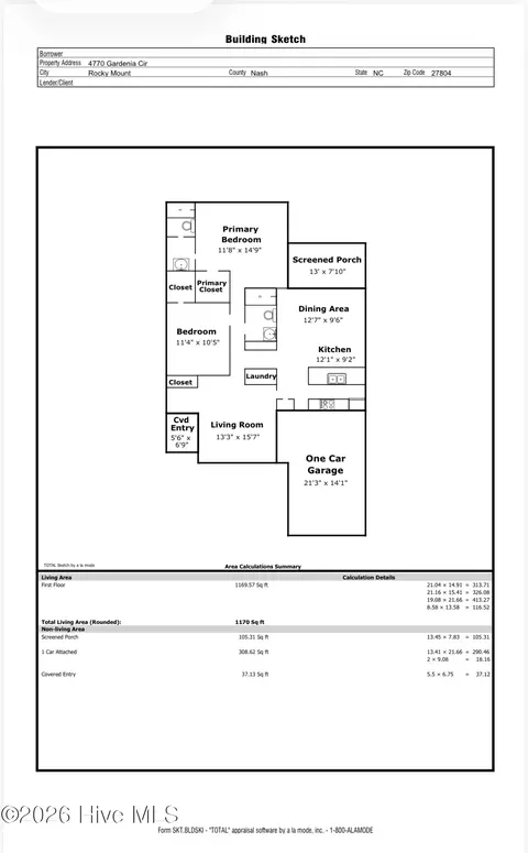 4770 Gardenia Cir, Rocky Mount, NC 27804