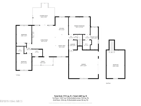 Floorplan - 317 Doral Dr, Hampstead, NC 28443 photo 3 of 3