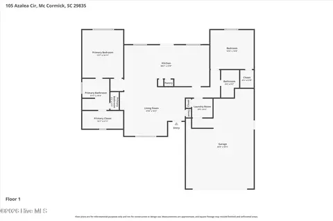 105 Azalea Cir, Mccormick, SC 29835