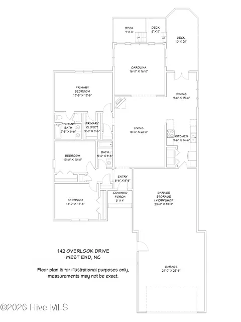 142 Overlook Dr, West End, NC 27376